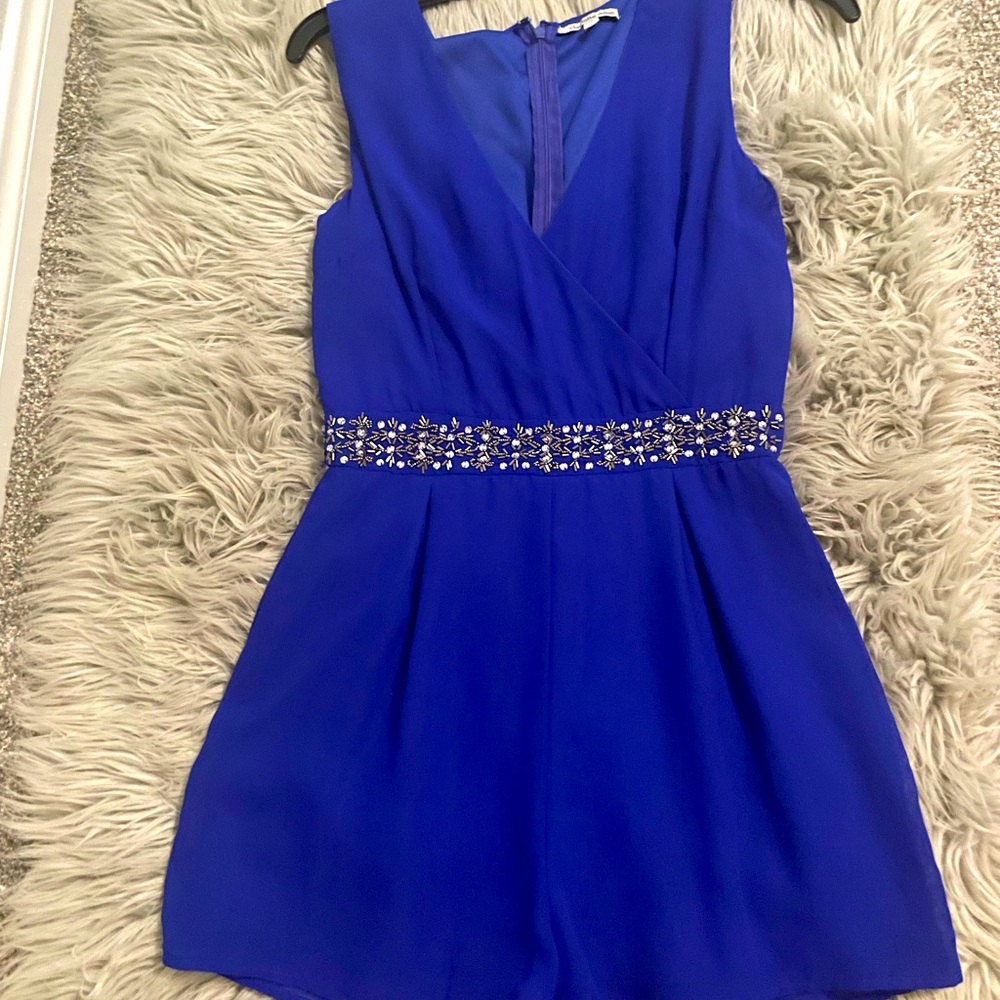Royal blue romper